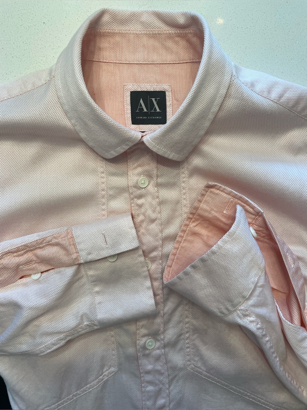 A/X Armani Exchange -all cotton dress shirt Size Medium
